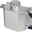 Tanque refrigerante universal aluminio plateado 1L