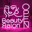 Letrero neón para salón de belleza uñas peluquería