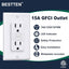 Receptáculo GFCI 15A con LED 20 Uds diseño delgado