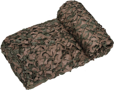 Red camuflaje militar grande 9x10pulg 19x8pulg verde/marrón