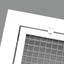 Rejilla filtro aire retorno 12x14 aluminio blanco