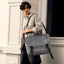 Bolso mensajero para laptop 17pulg gris