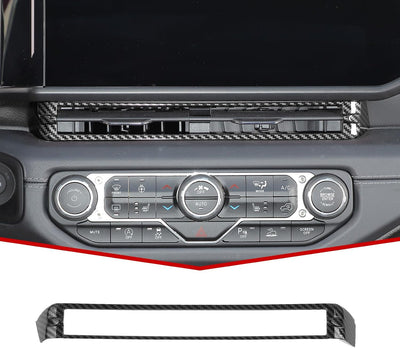 Cubierta panel aire consola Jeep JL JLU 2024 fibra carbono