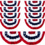 Bandera plisada EE.UU. 1.5x3ft para exteriores set 10
