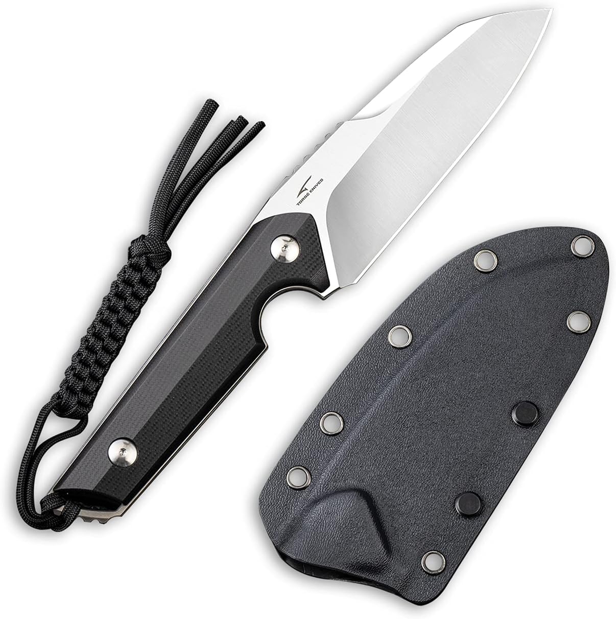 Cuchillo fijo mango G10 4.48pulg funda Kydex para hombres