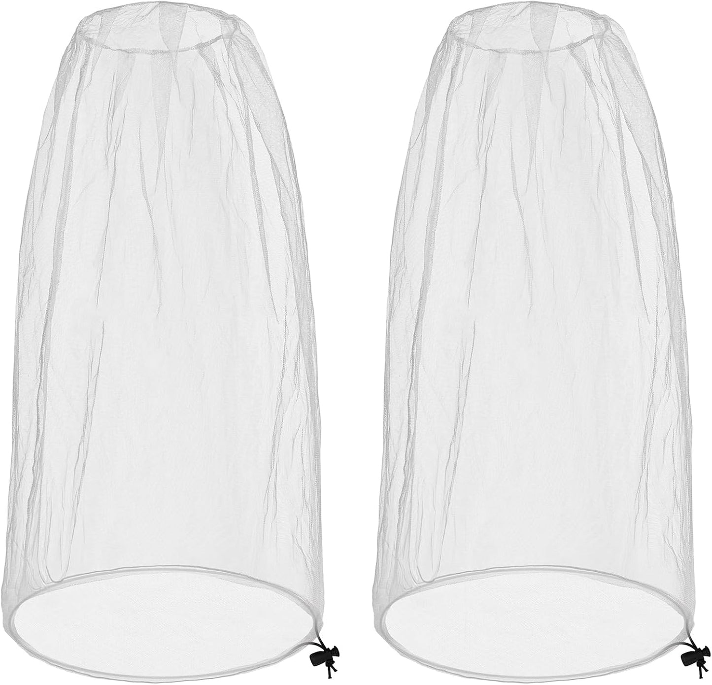 2 Mosquiteros Extra Grandes 42x25pulg Red Insectos Gris