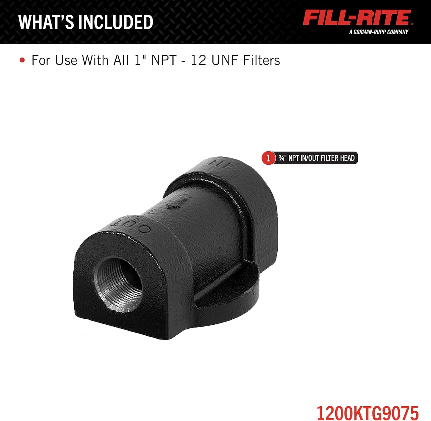 Filtro combustible con drenaje 10 micras transparente