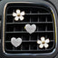 4 Clips Ventilación Coche con Fragancia Blanco