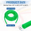 Tubo silicona 0.197x0.433pulg 16.4ft para riego goteo