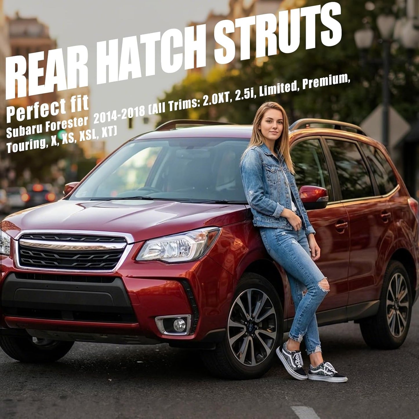 Soportes escotilla trasera Subaru Forester 14-18