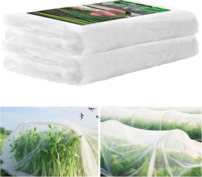 Red jardín 10x20ft 2 pack malla fina protege plantas frutales