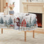 Mantel Navidad 60x84pulg Blanco Lavable para Fiesta