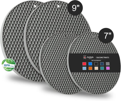 Almohadillas silicona para platos calientes cocina flexible