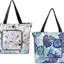2 bolsas compras reutilizables plegables impermeables