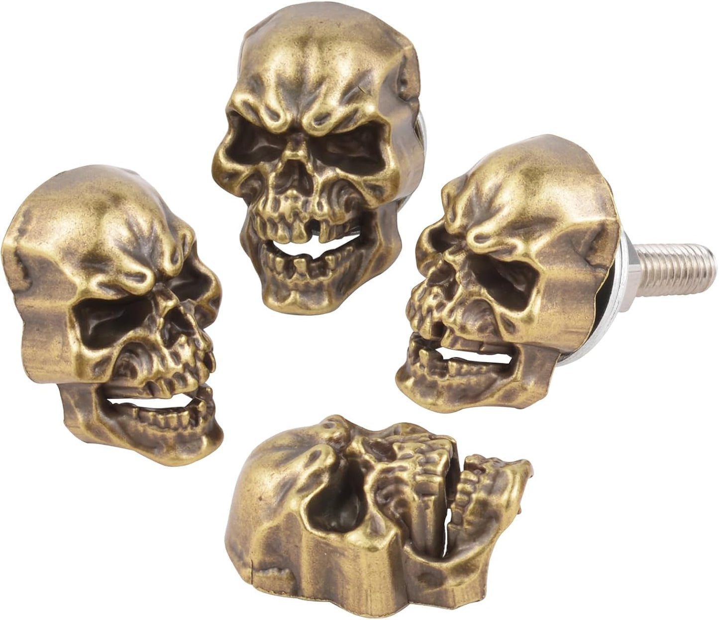 Set s divertidos para placa calavera motocicleta camiones