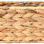 Cesta almacenamiento jacinto de agua rectangular natural