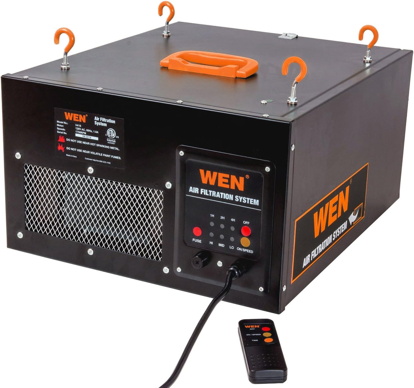 Sistema filtración aire 3 velocidades 300-400 CFM control