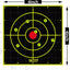 Objetivo papel bulleye adhesivo 4pulg 200/400