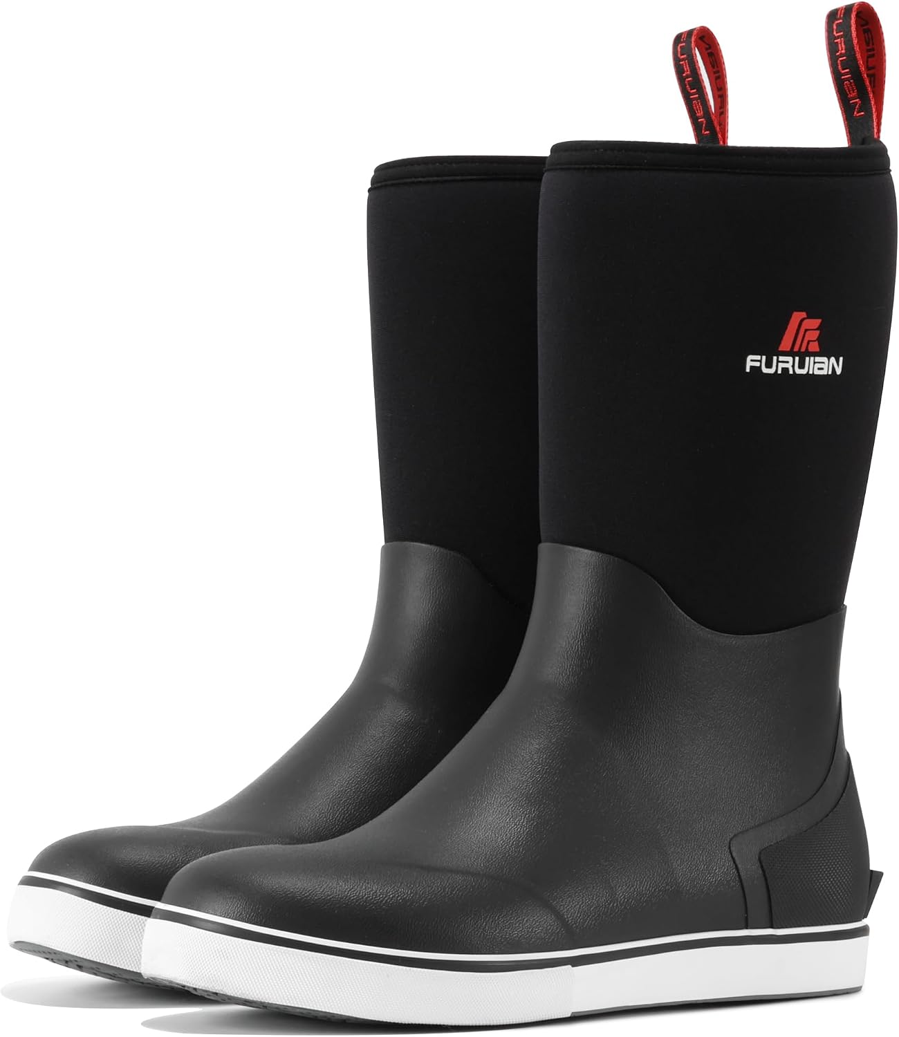 Botas de cubierta para hombre impermeables antideslizantes