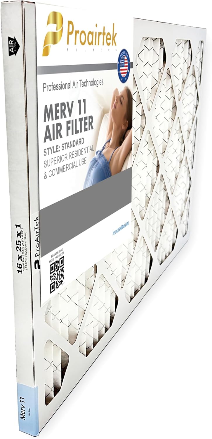Pack 4 filtros aire MERV 11 modelo 16x25x1