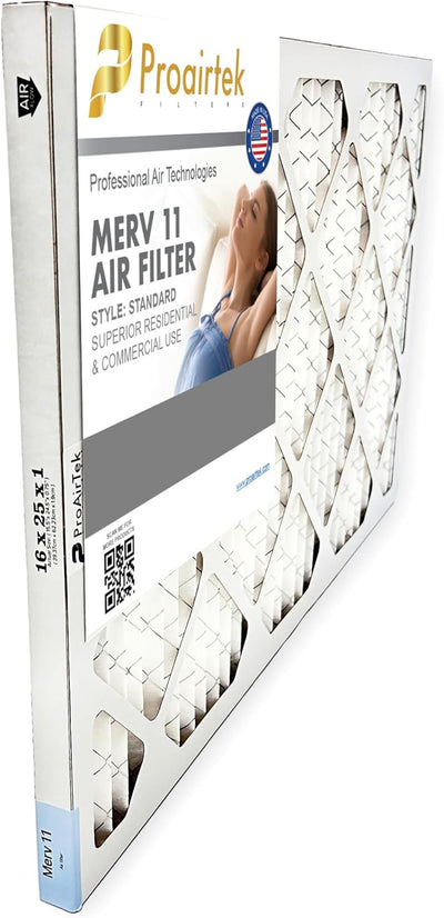 Pack 4 filtros aire MERV 11 modelo 16x25x1