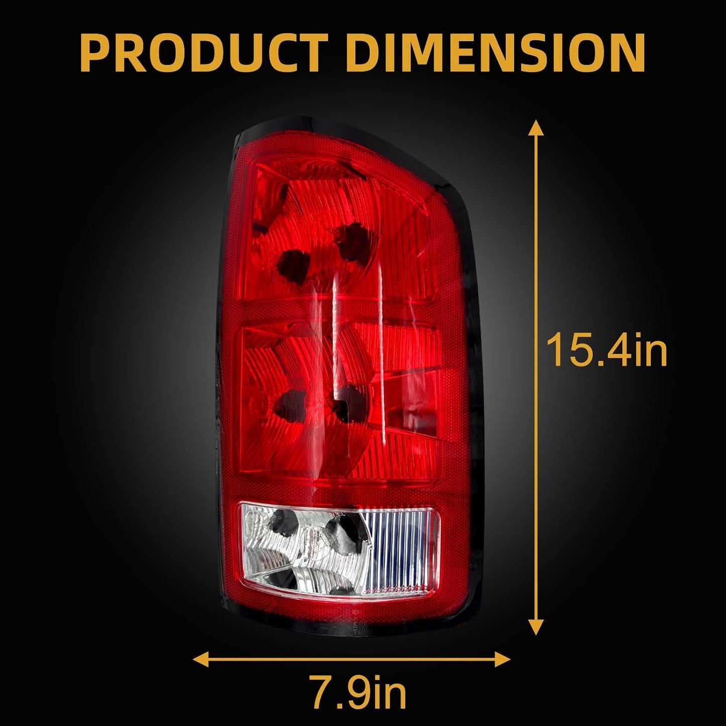 Ensamble luz trasera comp Dodge Ram 1500 2500 3500
