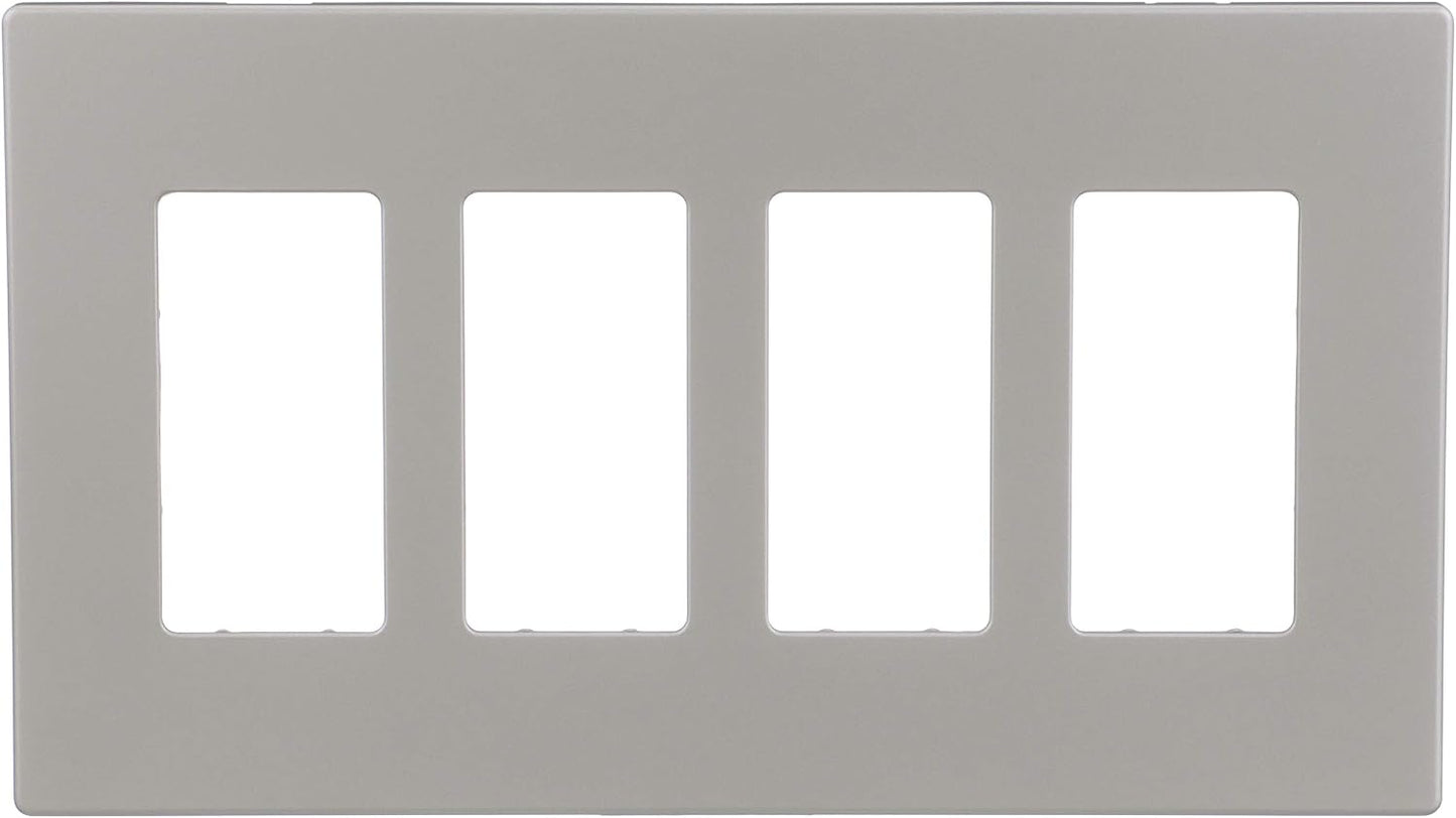 Placa pared mediana 4 bandas sin S