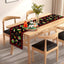 Camino mesa navideño a cuadros búfalo 13x72pulg negro rojo