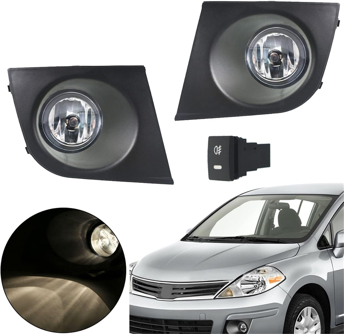 Luces antiniebla repuesto Nissan Versa 07-11