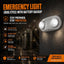 Luz emergencia LED pack 6