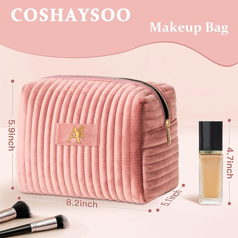 Bolsa maquillaje acolchada para novia dama de honor madrina