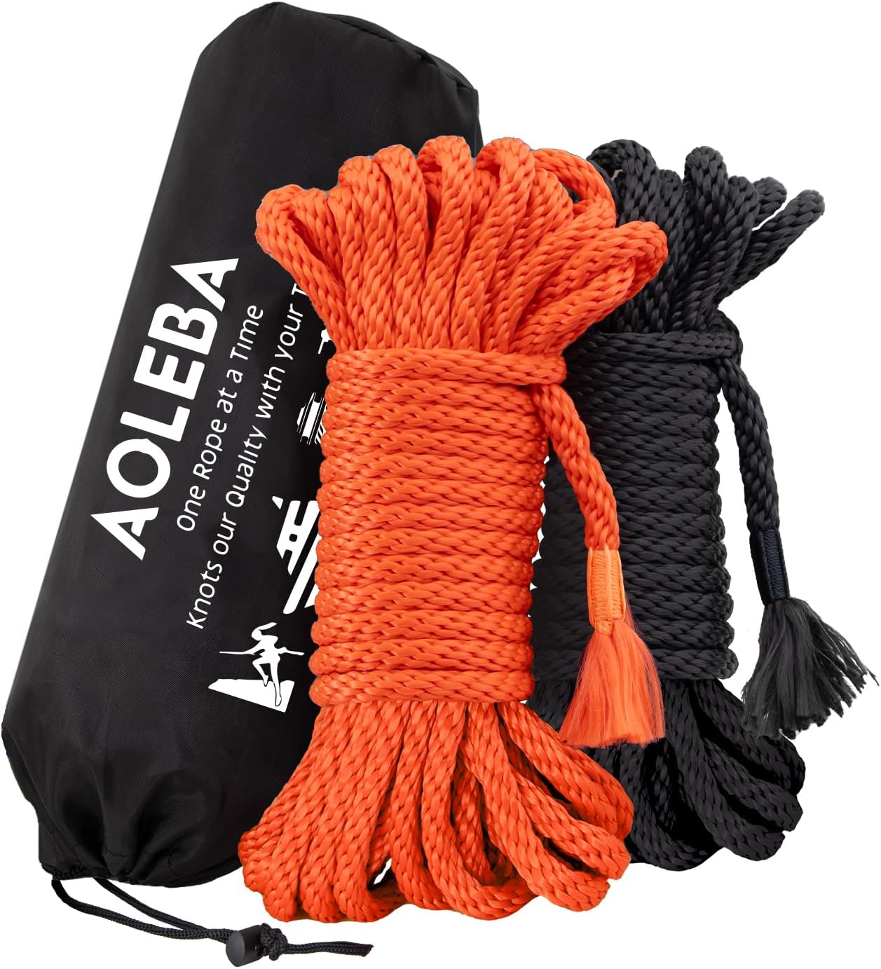 Cuerda seda suave 0.315" 32pies 2 set con bolsa