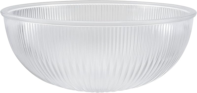 Pantalla vidrio transparente para lámpara colgante 11-7/8"