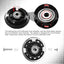 8 Ruedas patines 2.835pulg comp duradera negro