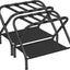 Portaequipajes 2en1 tela acero plegable 27x15x20" negro