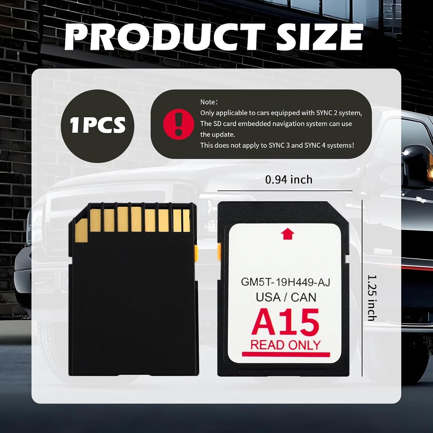 Tarjeta SD compat. con Sync 2 GPS Lincoln Ford