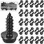 50 S negros para placa matrícula pernos inox 3/4x1/4"