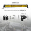Barra LED 10" ámbar haz combinado camioneta SUV