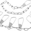 Cadena de 9 sispas