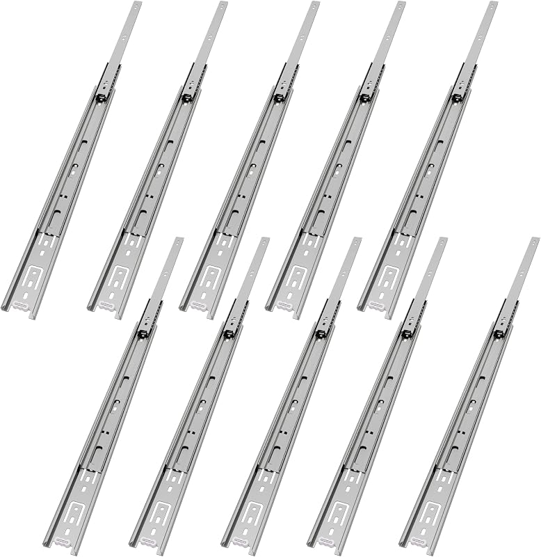 10 Deslizador cajón 20" cromado 5 Pares 100lb