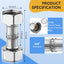 2 Accesorios Fontanería RV Adaptador 1/2pulg Metal