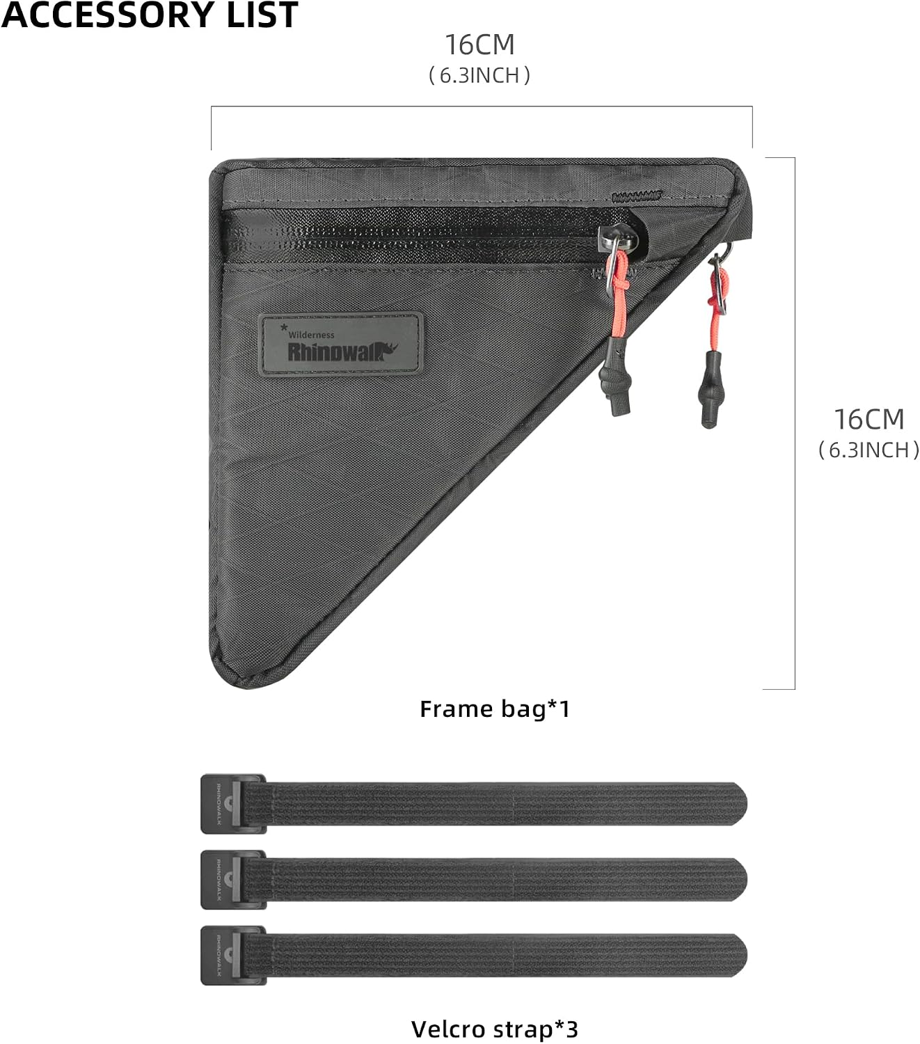 Bolsa frontal bicicleta impermeable 0.9L nylon MTB ciclismo