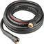Manguera jardín 5/8pulg x25ft flexible gris rojo