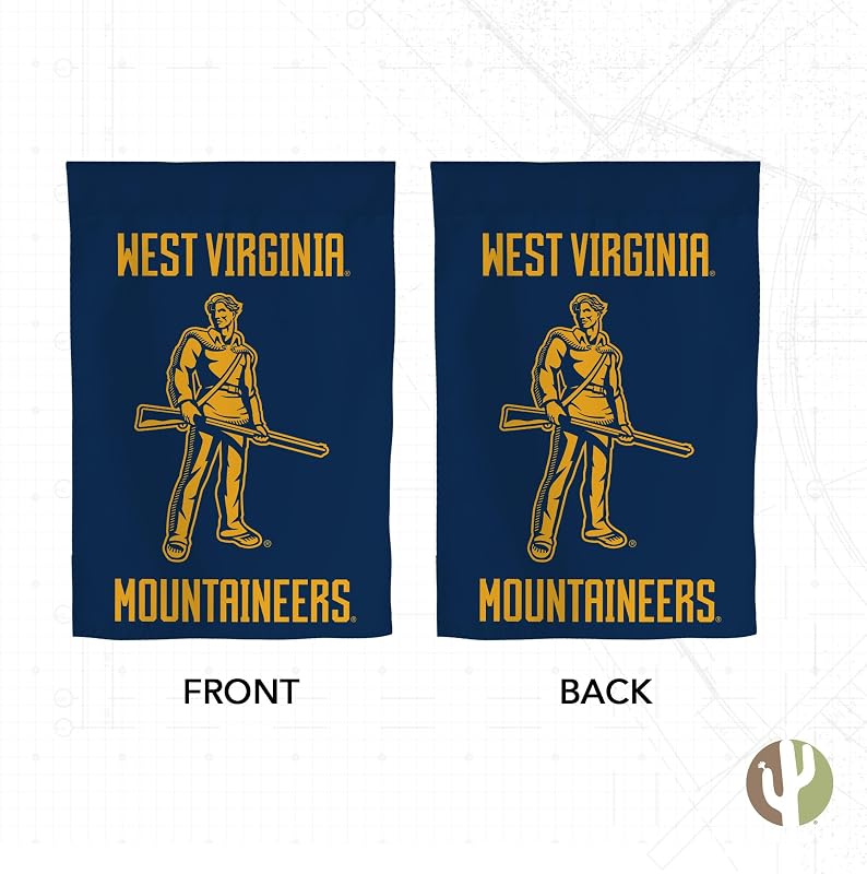 Bandera WVU 19x12pulg para eventos al aire libre