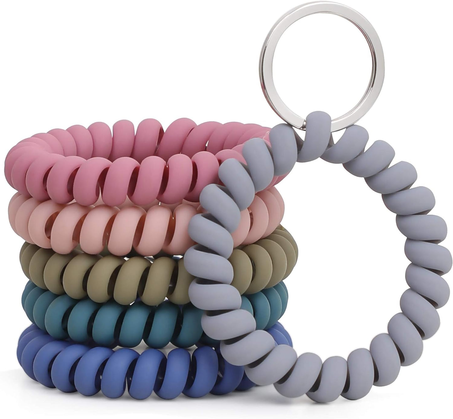 6 Pzas Llavero Pulsera Elástica para Sauna Gimnasio