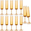 Copas champán acrílico 6oz 12pzas reutilizables para fiestas