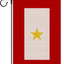 Bandera jardín estrella dorada 12.5x18" Día Madre