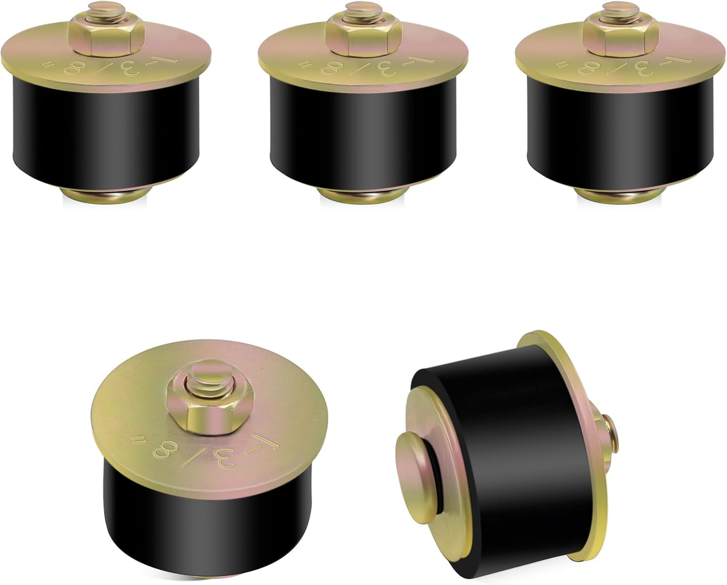 Tapones goma expansión 1-3/8 pulg 5 pzas para motores