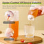 Botellas exprimibles con tapas plásticas transparentes
