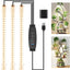 Lámpara LED cultivo 3 cabezales 10.2pulg espectro completo